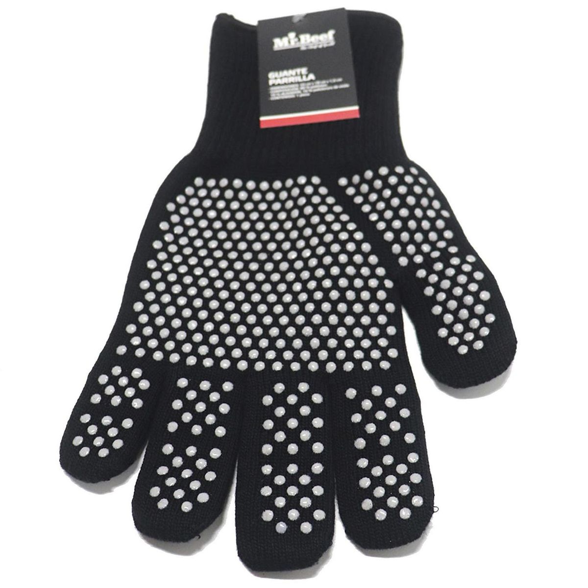 MR BEEF - Guante Parrilla de PVC Talla única Negro