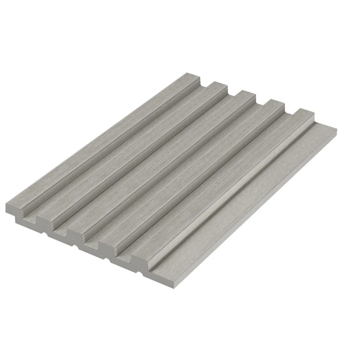 HOLZTEK - Wall Panel 3D 12x240 cm Gris 0.28 m2