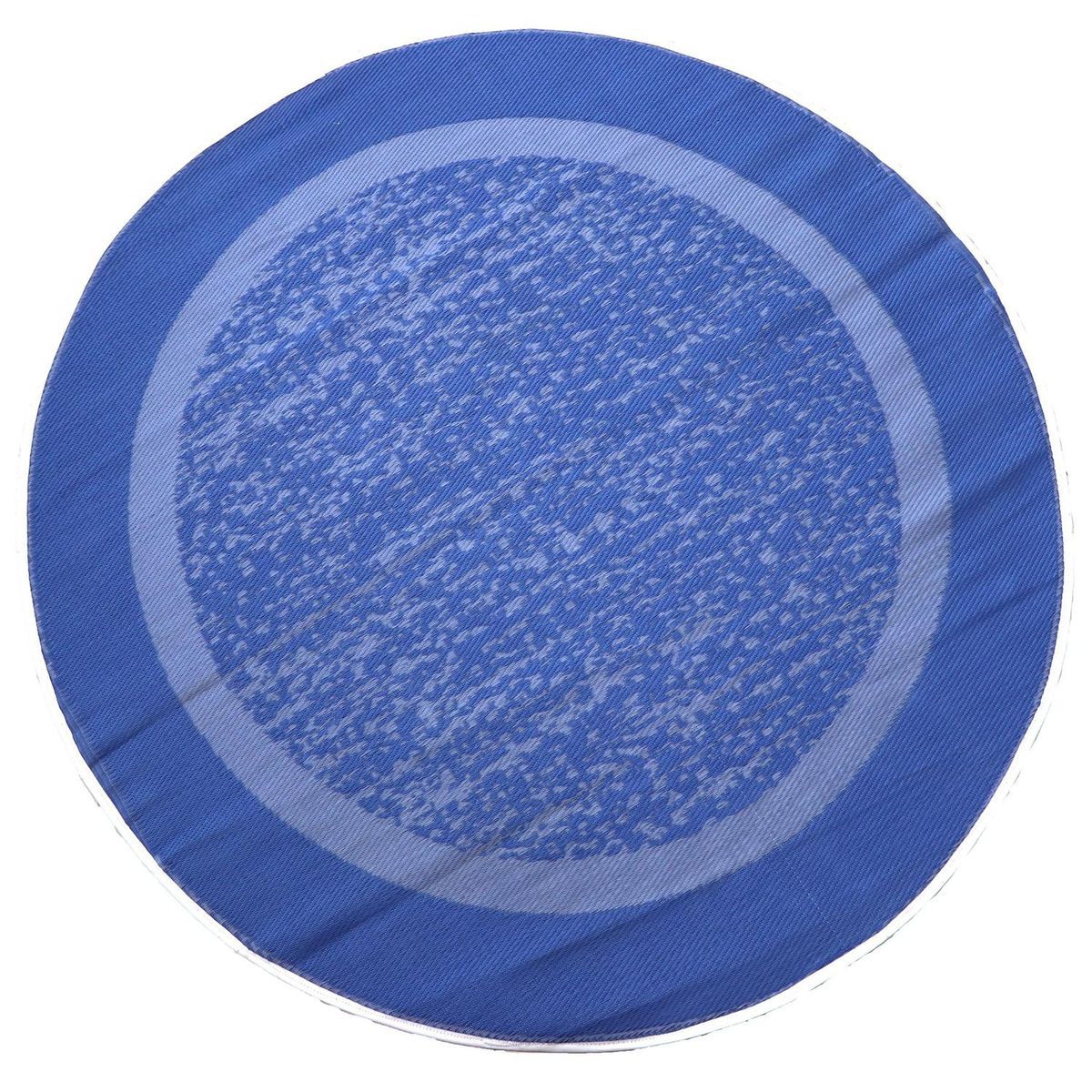 JUST HOME COLLECTION - Alfombra Terraza Cásico 180x180 cm Polipropileno Azul/Celeste