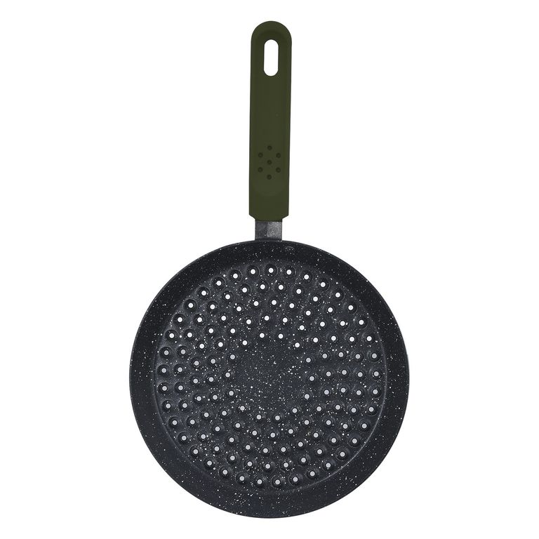 Plancha 21 cm Aluminio Negro