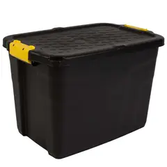 STRATA - Caja Heavy Duty 40x40x60 cm 60 l Negro