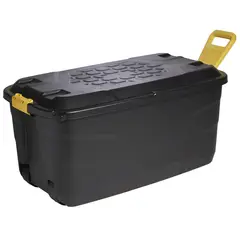 STRATA - Caja Heavy Duty 52x45x94 cm 145 l Negro