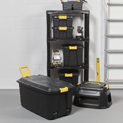 Imagen 2 del producto Caja Heavy Duty 52x45x94 cm 145 l Negro