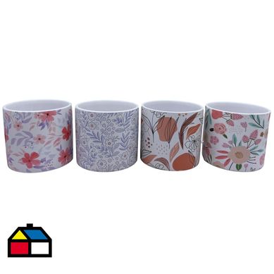 Macetero flores 13cm