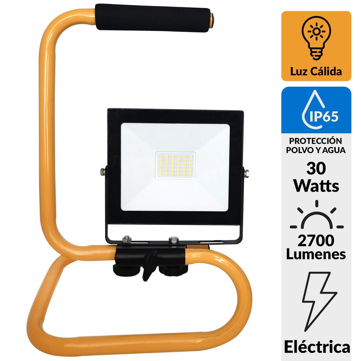 HALUX - Luz de Trabajo Led 30 W IP 65 2700 lm Luz Cálida