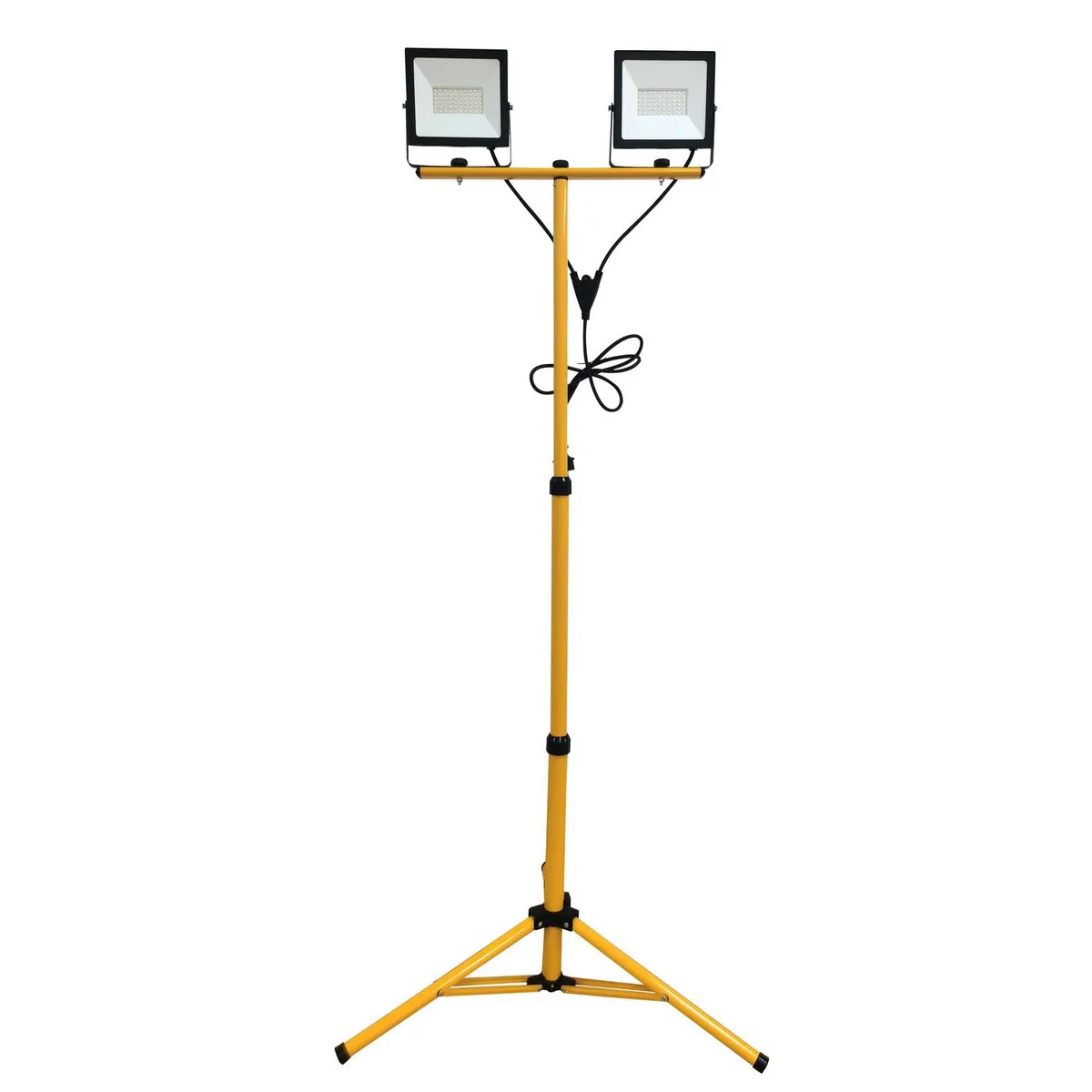 HALUX - Tripode Led 2 Luces 100 W IP 65 9000 lm Luz Fría