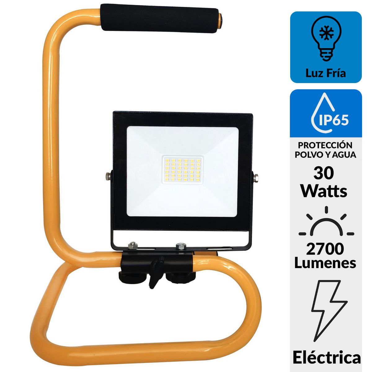 HALUX - Luz de Trabajo Led 30 W IP 65 2700 lm Luz Fría
