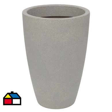 Macetero cono color granito 38x55 cm