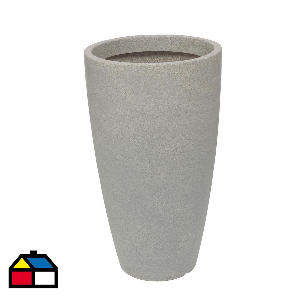 JUST HOME COLLECTION - Macetero cono color granito 43x76 cm