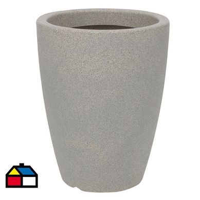 Macetero cono color granito 30x40 cm