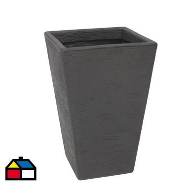 Macetero trapezio color negro 40x60 cm