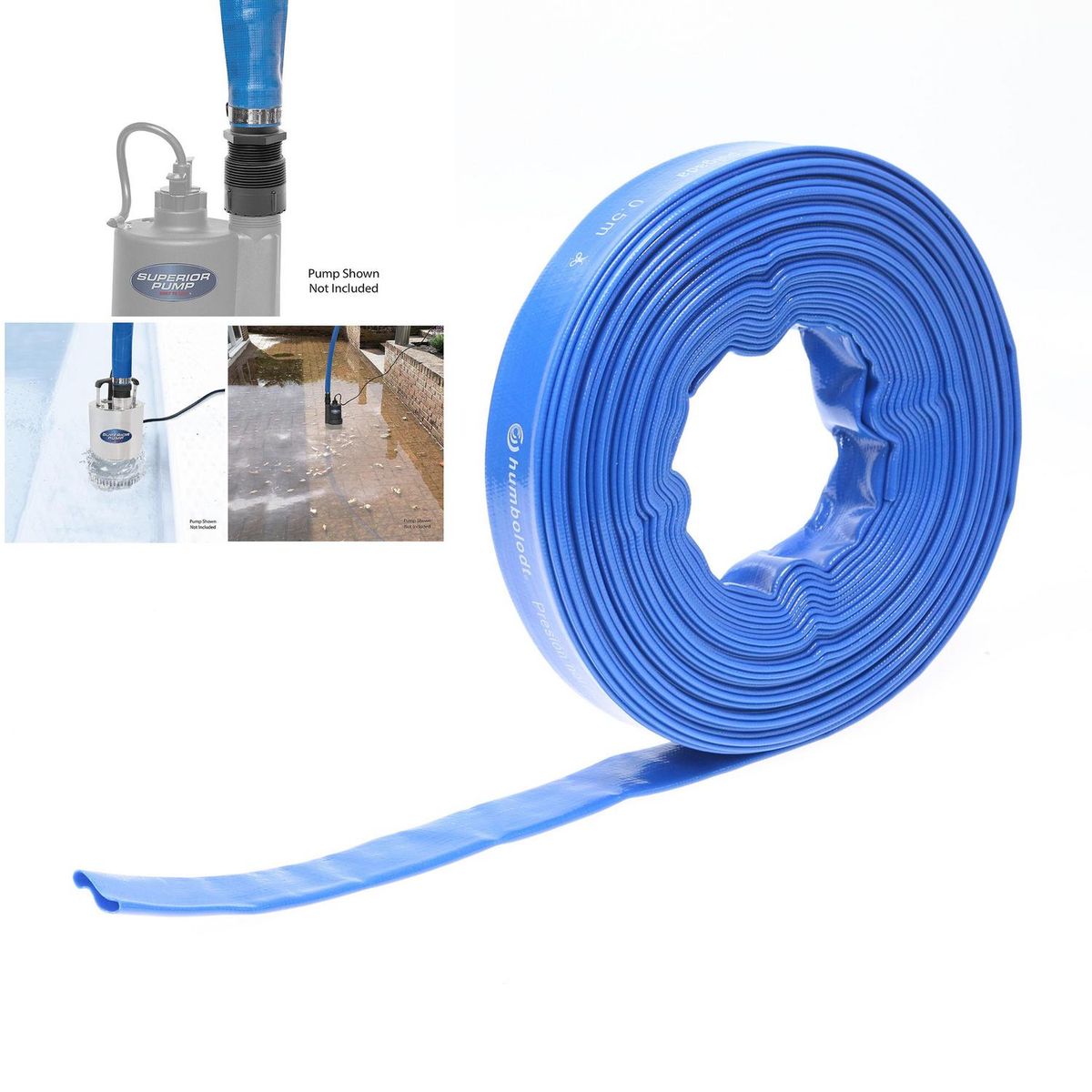 HUMBOLDT - Manguera plana 1" 4 Bar 20 mt