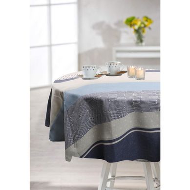 Mantel redondo 180 cm rayas