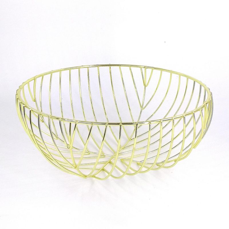 NON BRANDED - Frutero de Dorado 26 cm Canasta Decorativa para Frutas