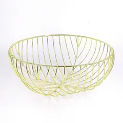 NON BRANDED - Frutero de Dorado 26 cm Canasta Decorativa para Frutas
