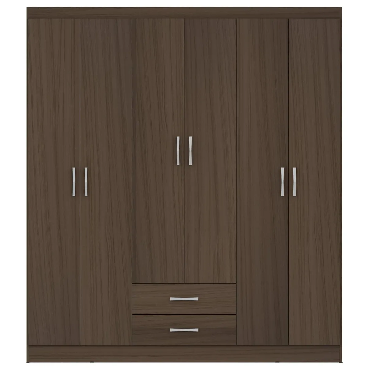 CASA BONITA - Clóset 6 Puerta(s) 2 Cajón(es) 2 Repisa(s) 162x183x47 cm Avela