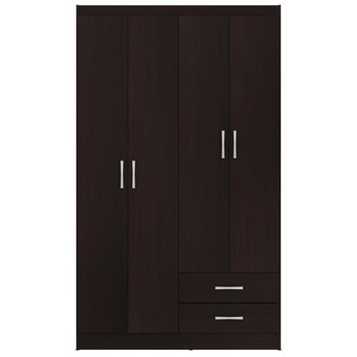 Imagen 2 del producto Clóset 4 Puerta(s) 2 Cajón(es) 2 Repisa(s) 109x183x47 cm Café