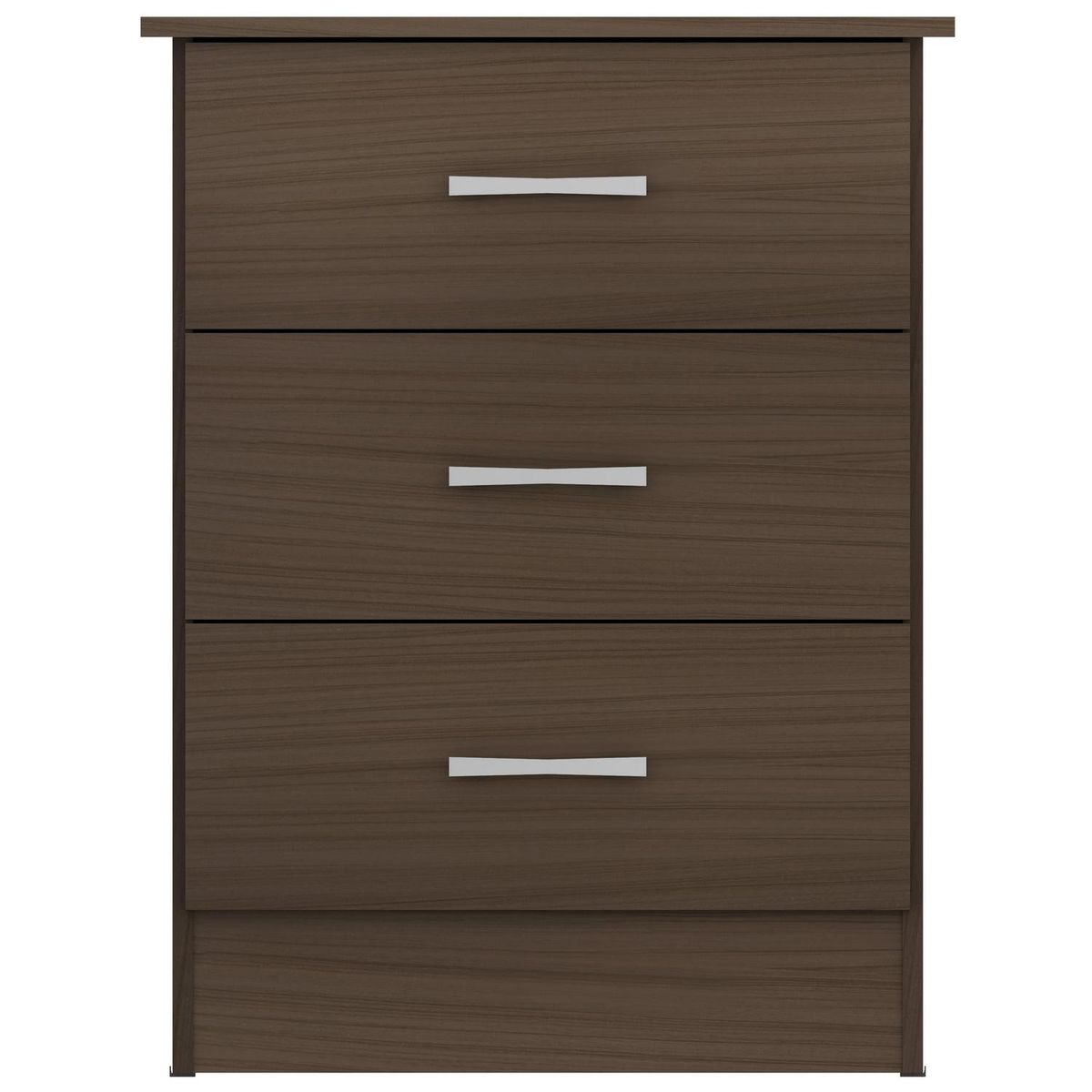 CASA BONITA - Cómoda 3 Cajón 60x78x39 cm Avellana