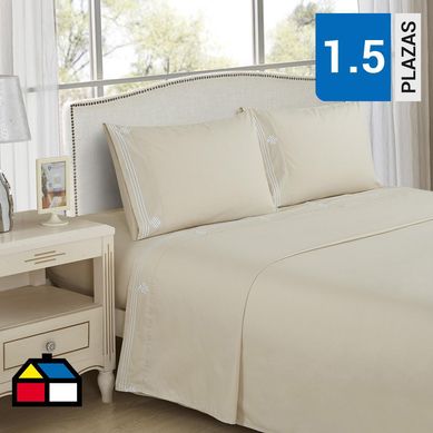Sbanas 180 hilos clsica 1,5 Plazas