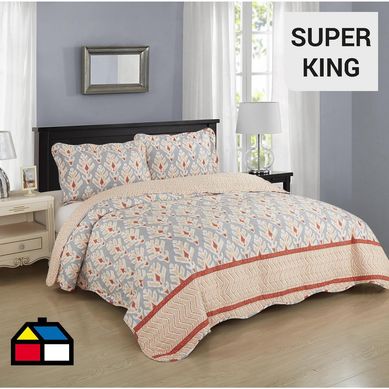 Quilt estampado boho Super King