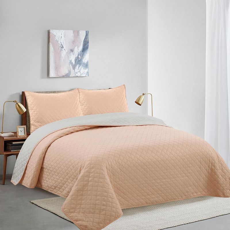 CASA BONITA - Cubrecama Quilt Bicolor