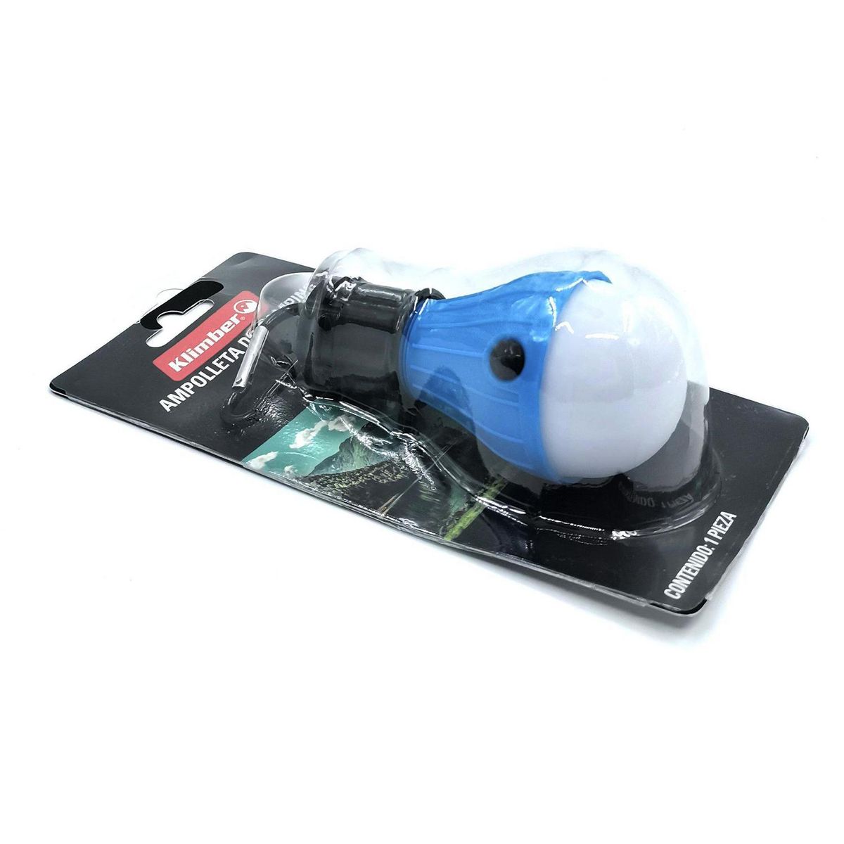 KLIMBER - Linterna de Camping Colgante 35 lm Azul