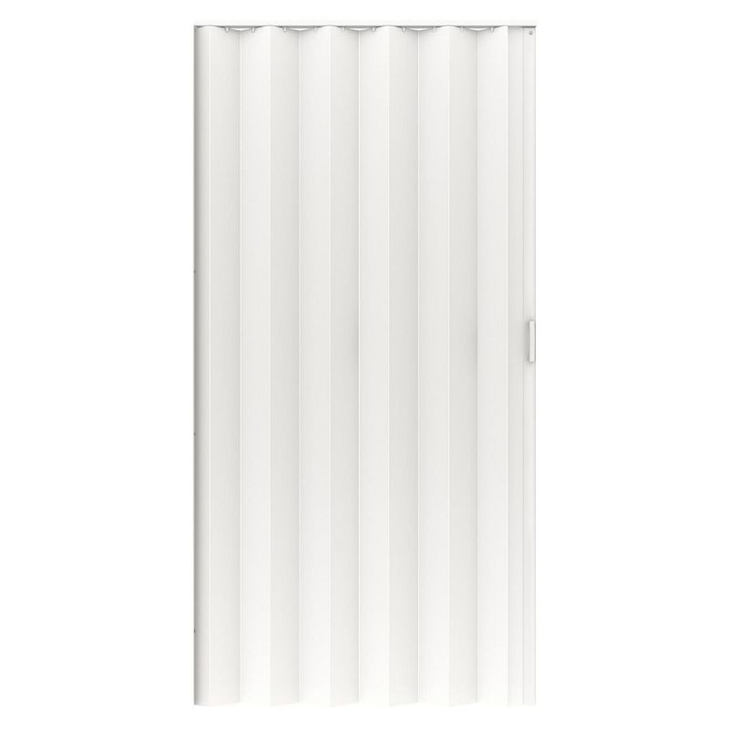 HOLZTEK - Puerta plegable PVC modelo Tivoli color blanca 120x200 cm