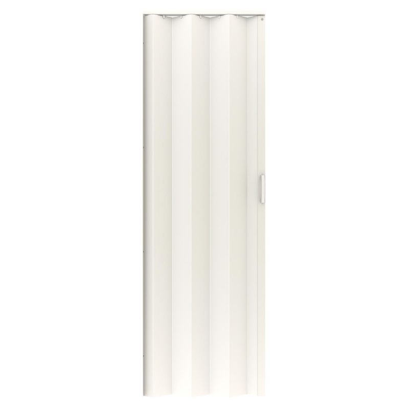 HOLZTEK - Puerta plegable PVC modelo Tivoli color blanca 70x200 cm