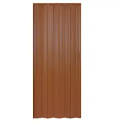 HOLZTEK - Puerta plegable PVC modelo Tivoli color caoba 90x200 cm