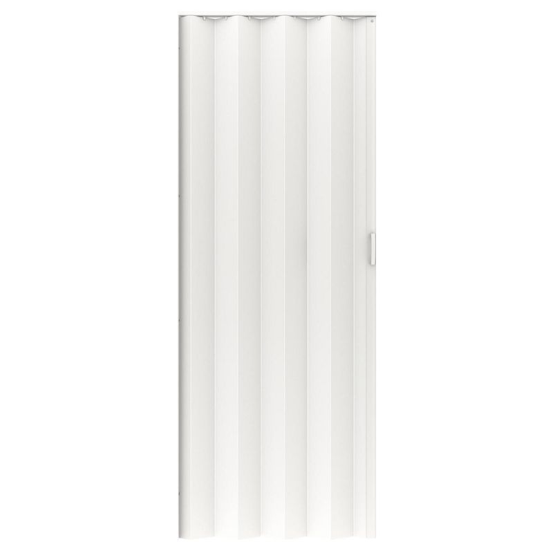 HOLZTEK - Puerta plegable PVC modelo Tivoli color blanca 90x200 cm