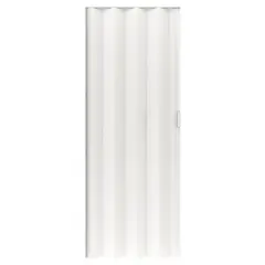 HOLZTEK - Puerta plegable PVC modelo Tivoli color blanca 90x200 cm