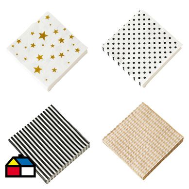 Servilletas de papel diseos surtidos