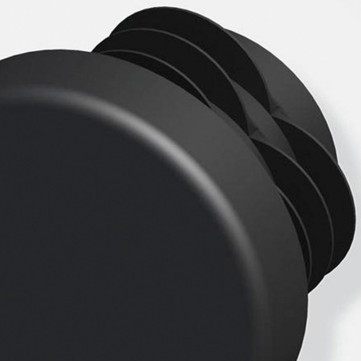 ALFER - Tapón 23,5 mm plástico negro