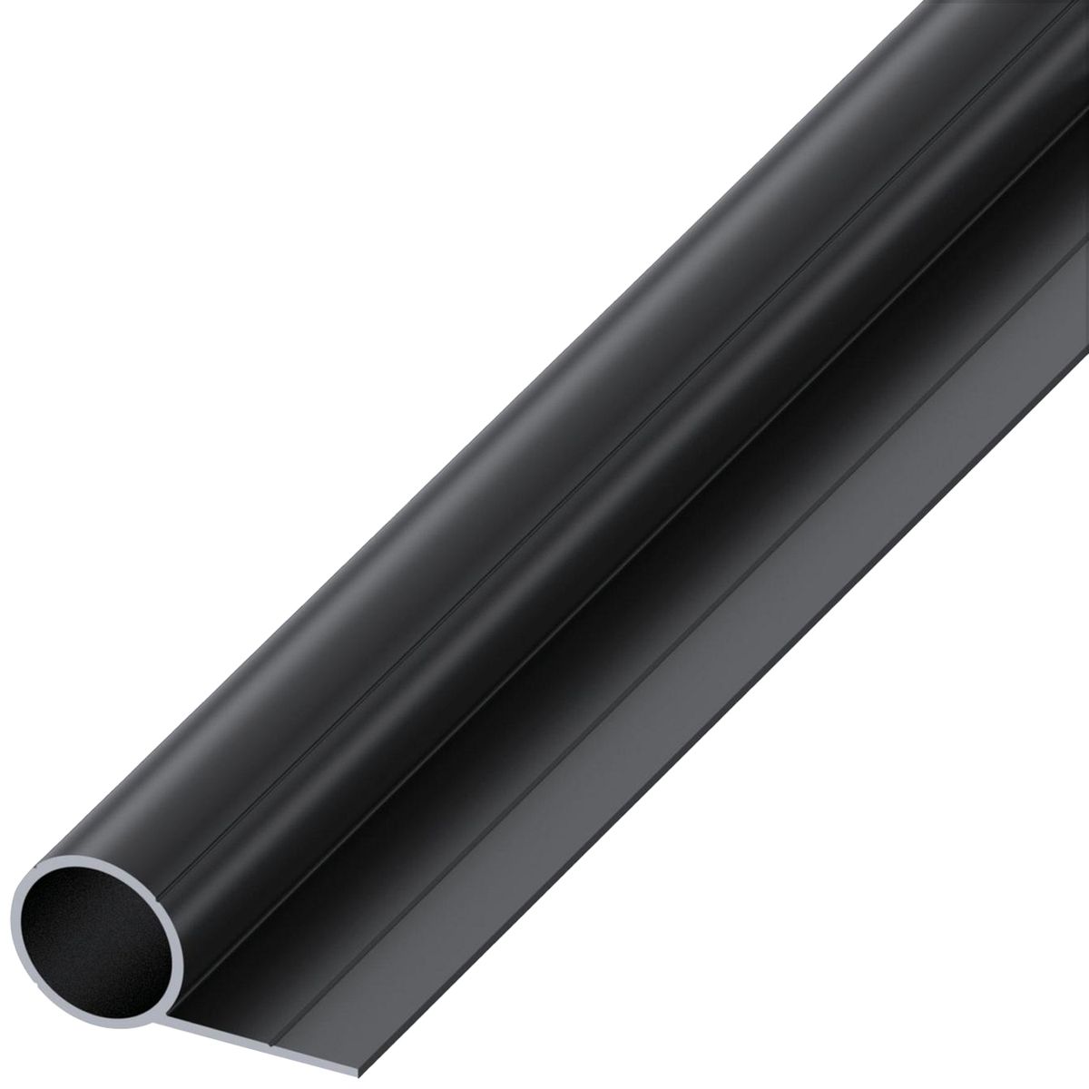 ALFER - Tubo redondo 23.5 mm negro