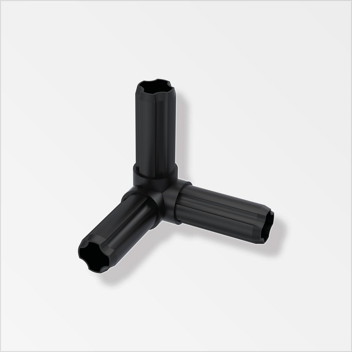 ALFER - Conector 90° 3 espigas