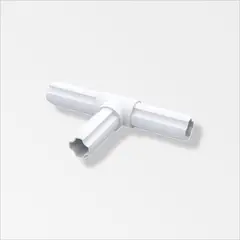 ALFER - Conector T 90 Grados Tres Espigas Para Tuberías