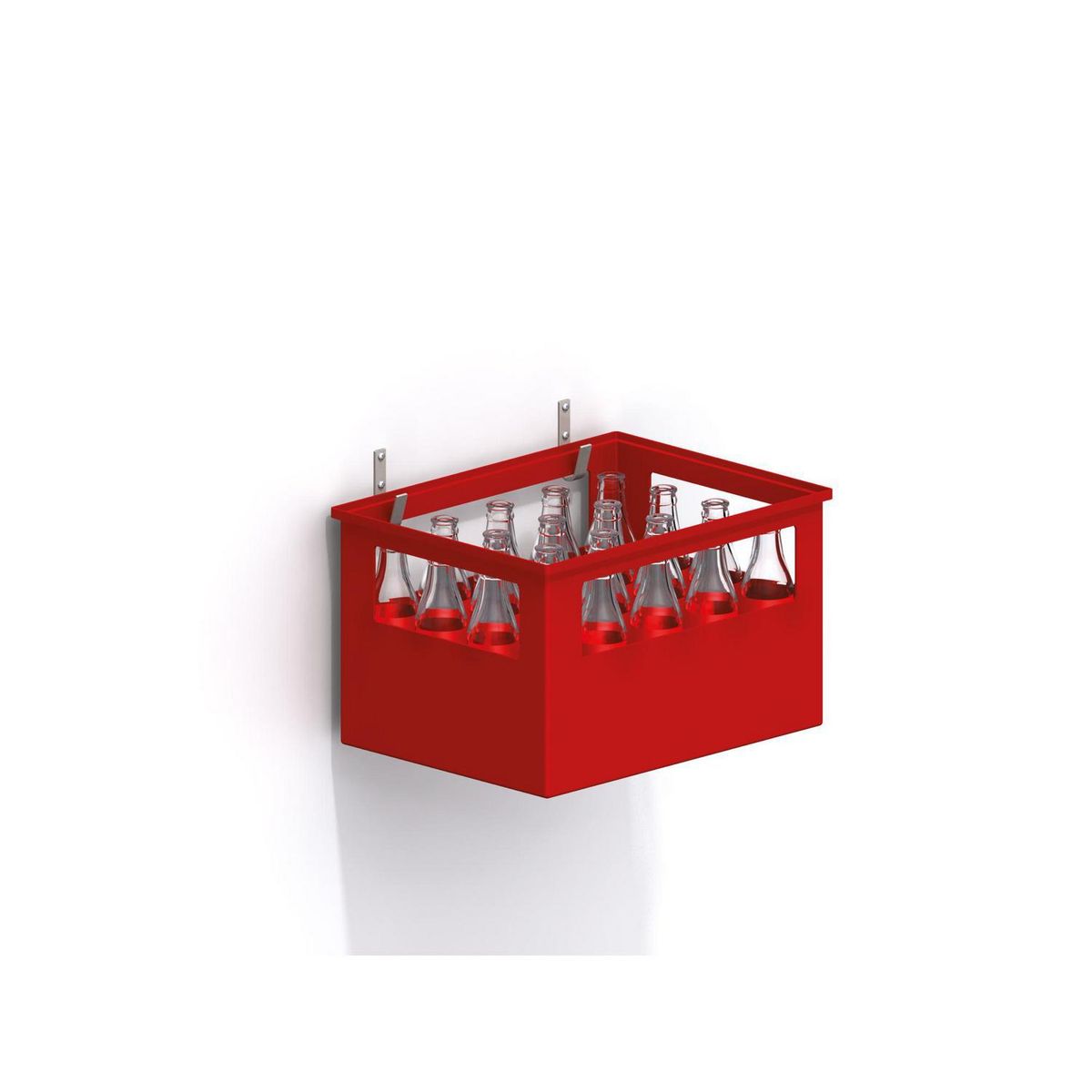 ALFER - Gancho Pared Acero Galvanizado 35x82 mm 1 Unidad