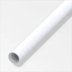 ALFER - Tubo redondo 23.5 mm blanco