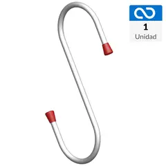 ALFER - Gancho S Acero Galvanizado 180 mm 1 Unidad