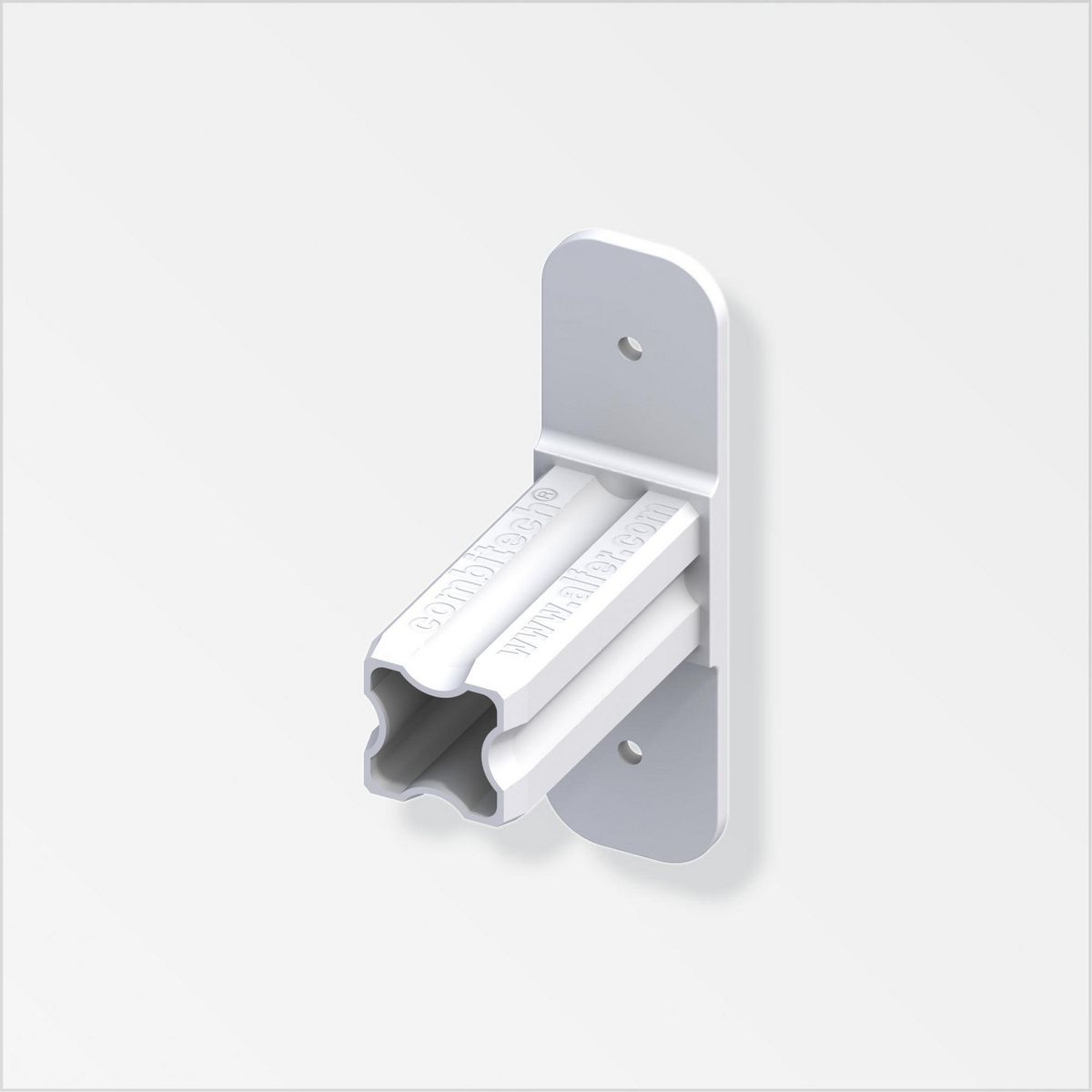 ALFER - Conector 23.5 mm plástico blanco