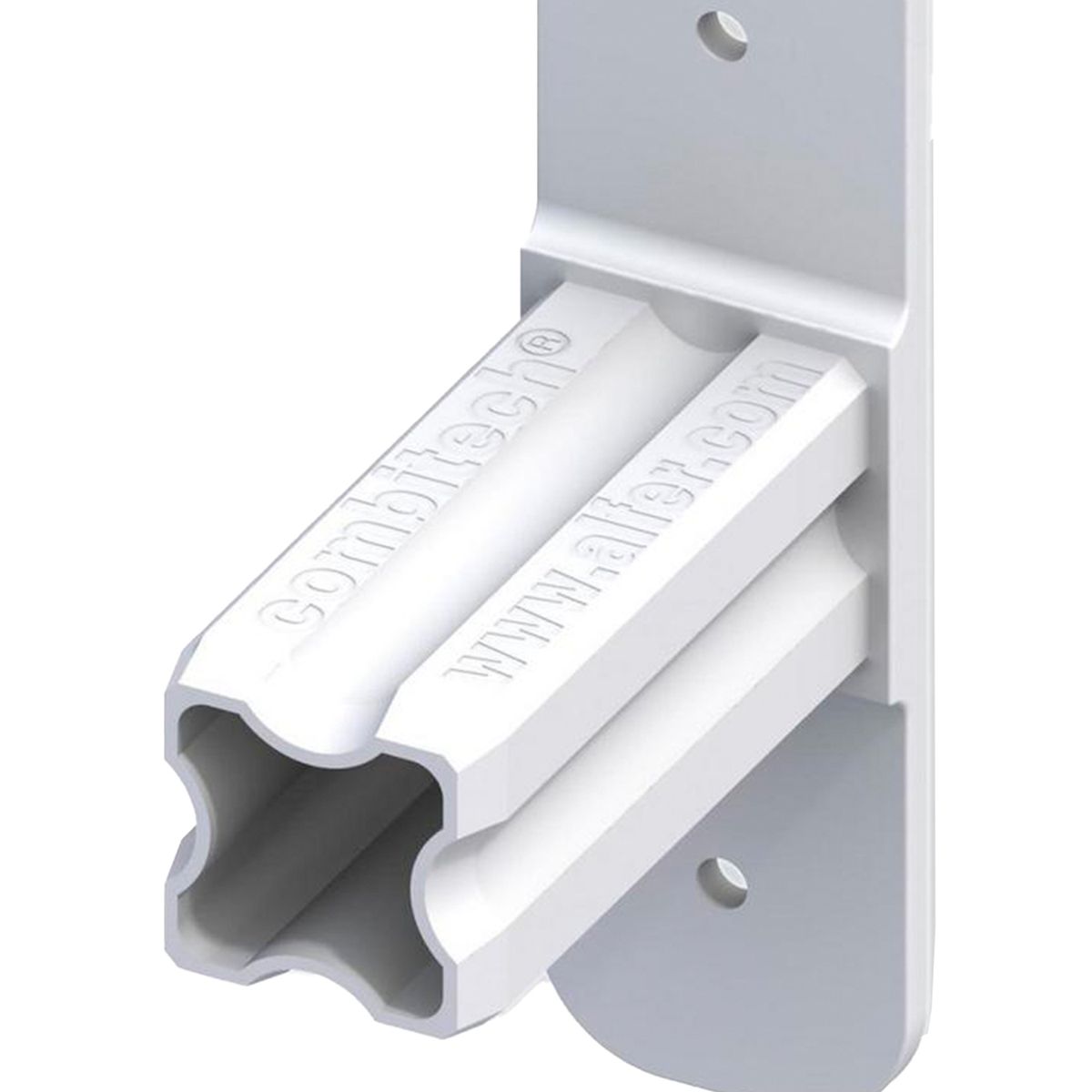 ALFER - Conector 23.5 mm plástico blanco