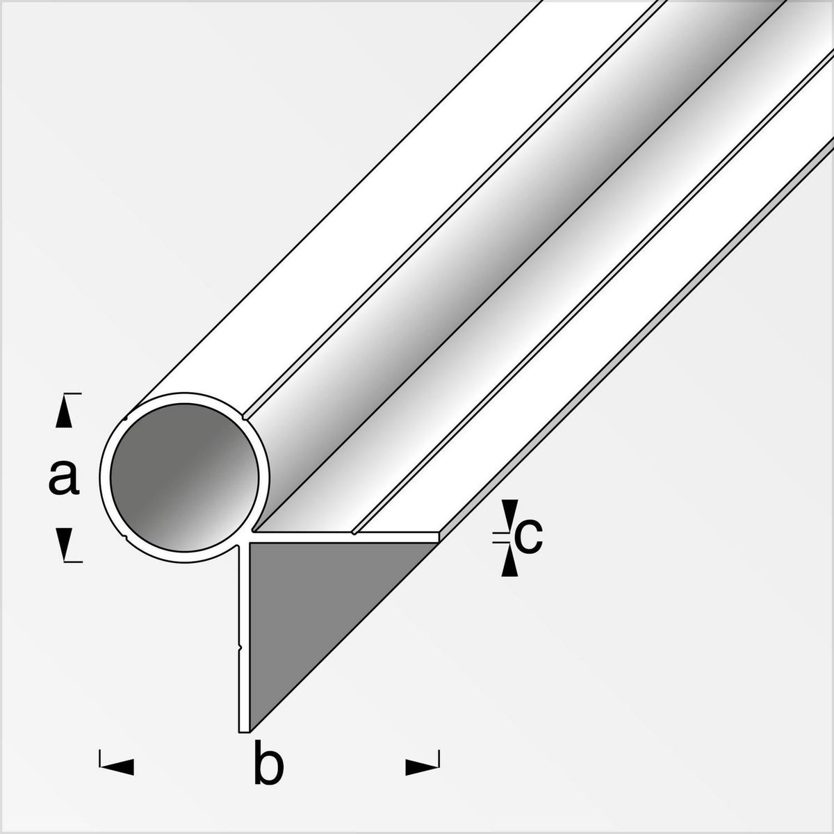 ALFER - Tubo redondo 23.5 mm