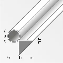 ALFER - Tubo redondo 23.5 mm