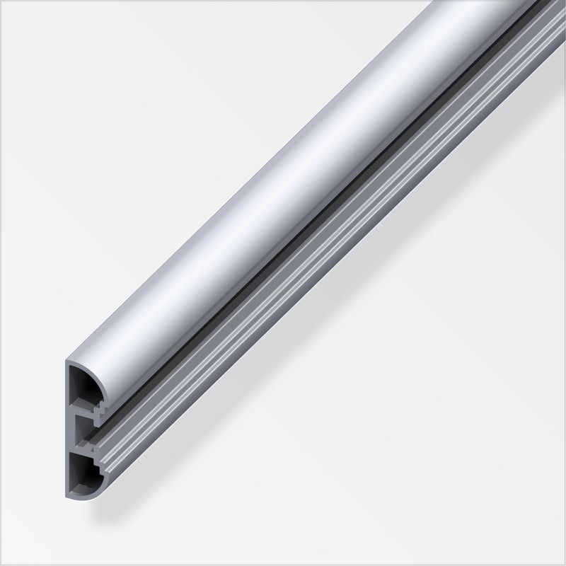 ALFER - Riel Pared Alunat 35,5x11 mm 1 m 1 Unidad