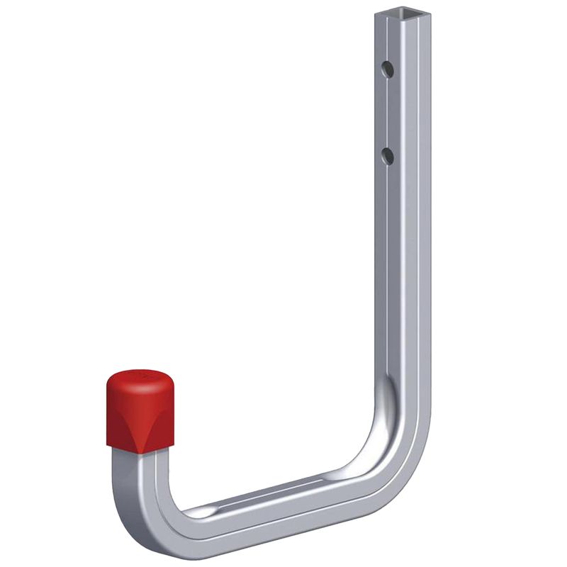 ALFER - Gancho pared 80x12 mm aluminio