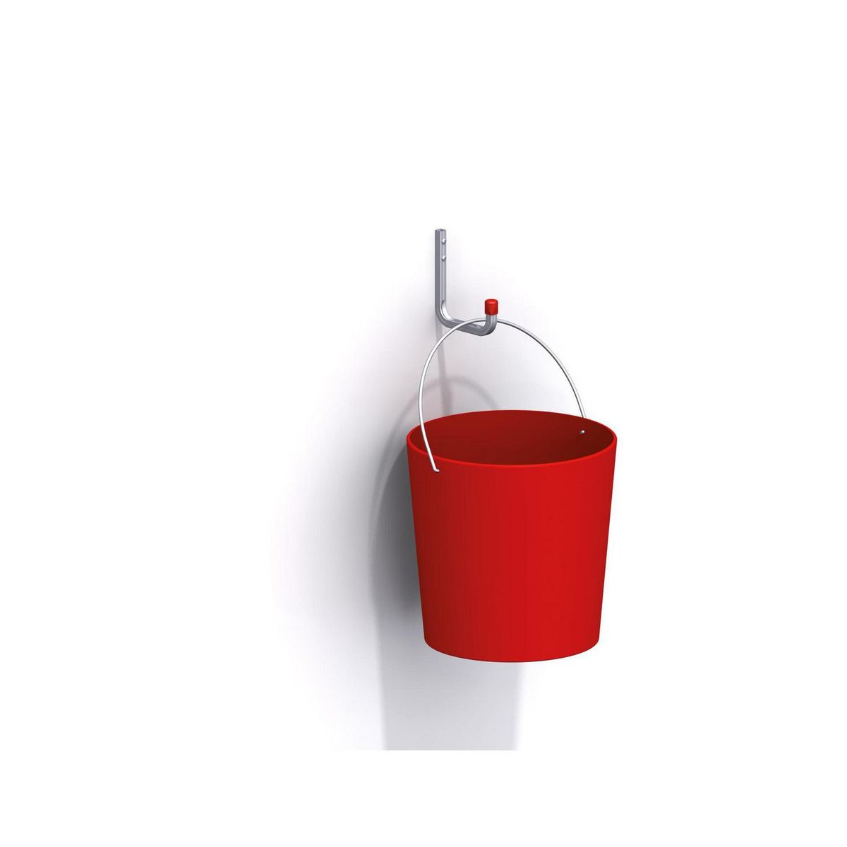 ALFER - Gancho pared 80x12 mm aluminio