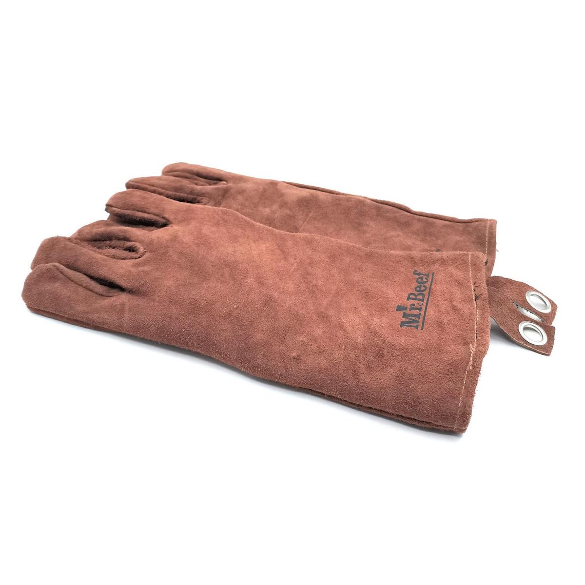 MR BEEF - Guantes de Parrilla de Cuero Talla única Café