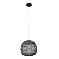 Lámpara Colgante Natali Ratán Negro