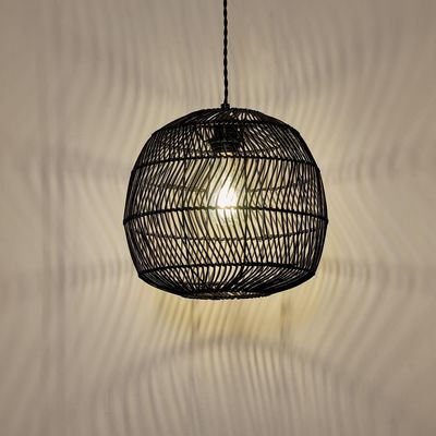 Imagen 2 del producto Lámpara Colgante Natali Ratán Negro