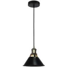 JUST HOME COLLECTION - Lámpara Colgante Metal Negro